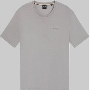 Hugo Boss Men's BOSS Rib T-Shirt, Light/Pastel Grey - Size: 44 Hugo Boss Men's BOSS Rib T-Shirt, Light/Pastel Grey - Size: 44
