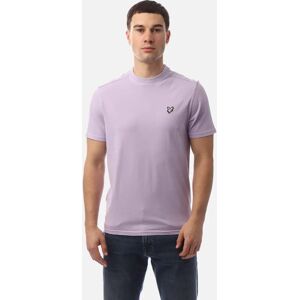 Lyle And Scott Men's Natural Dye Crewneck T-Shirt - Purple - Size: 38 Lyle And Scott Men's Natural Dye Crewneck T-Shirt - Purple - Size: 38