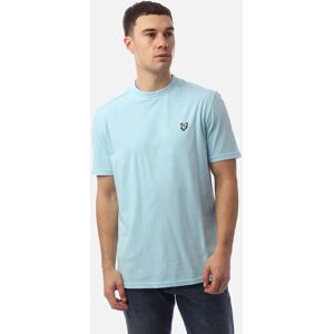 Lyle And Scott Men's Natural Dye Crewneck T-Shirt - Blue - Size: 38 Lyle And Scott Men's Natural Dye Crewneck T-Shirt - Blue - Size: 38