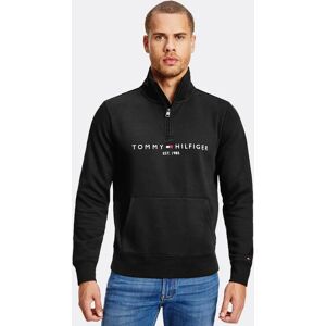 Men's Tommy Hilfiger Tommy Logo Mockneck Mens Sweatshirt - Black - Size: 42 Men's Tommy Hilfiger Tommy Logo Mockneck Mens Sweatshirt - Black - Size: 42