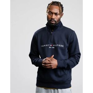 Men's Tommy Hilfiger Tommy Logo Mockneck Mens Sweatshirt - Desert Sky - Blue/Black - Size: 42 Men's Tommy Hilfiger Tommy Logo Mockneck Mens Sweatshirt - Desert Sky - Blue/Black - Size: 42