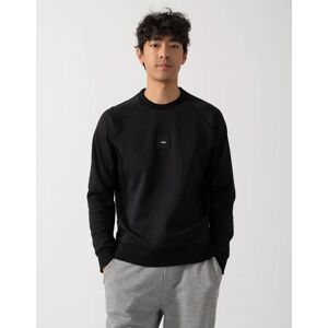 Hugo Boss Men's BOSS Green Salbo Rib Mens Crew Neck Sweatshirt - Black 001 - Size: 40 Hugo Boss Men's BOSS Green Salbo Rib Mens Crew Neck Sweatshirt - Black 001 - Size: 40