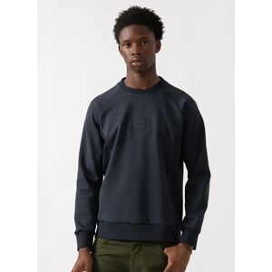 Hugo Boss Men's BOSS Green Salbo Rib Mens Crew Neck Sweatshirt - Dark Blue 402 - Navy - Size: 42 Hugo Boss Men's BOSS Green Salbo Rib Mens Crew Neck Sweatshirt - Dark Blue 402 - Navy - Size: 42
