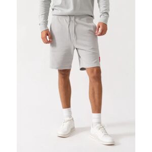 Hugo Boss Men's HUGO Diz222 Mens Cotton Terry Shorts with Logo Label - Light/Pastel Grey 050 - Size: 37/36/32 Hugo Boss Men's HUGO Diz222 Mens Cotton Terry Shorts with Logo Label - Light/Pastel Grey 050 - Size: 37/36/32