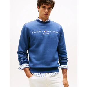 Men's Tommy Hilfiger Tommy Logo Mens Sweatshirt - Aegean Sea Heather - Blue - Size: 40 Men's Tommy Hilfiger Tommy Logo Mens Sweatshirt - Aegean Sea Heather - Blue - Size: 40