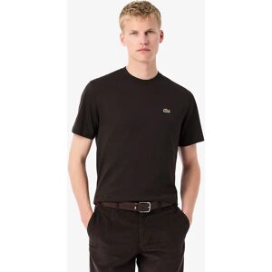 Men's Lacoste Mens Classic Fit Cotton Jersey T-Shirt - Brown SKB - Black - Size: 44 Men's Lacoste Mens Classic Fit Cotton Jersey T-Shirt - Brown SKB - Black - Size: 44