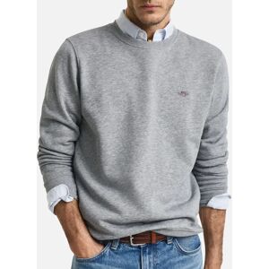 Men's Gant Shield Mens Crew Neck Sweatshirt - Grey - Size: XXL Men's Gant Shield Mens Crew Neck Sweatshirt - Grey - Size: XXL