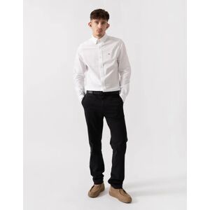 Men's GANT Mens Slim Fit Long Sleeve Poplin Shirt - 110 White - Size: 44/Regular Men's GANT Mens Slim Fit Long Sleeve Poplin Shirt - 110 White - Size: 44/Regular