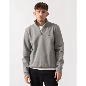Men's Tommy Hilfiger Essential Intechno Mens Half Zip Sweatshirt - Medium Grey Heather - Size: 38 Men's Tommy Hilfiger Essential Intechno Mens Half Zip Sweatshirt - Medium Grey Heather - Size: 38