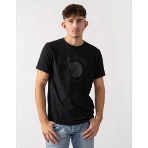 Men's Fjallraven Fox Mens T-Shirt - Black 550 - Size: 42 Men's Fjallraven Fox Mens T-Shirt - Black 550 - Size: 42