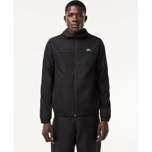 Men's Lacoste Mens Zipped Training Jacket - Black/Black-Black 8VM - Size: 42/Regular Men's Lacoste Mens Zipped Training Jacket - Black/Black-Black 8VM - Size: 42/Regular