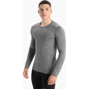 Men's Icebreaker Mens Oasis Long Sleeve Baselayer Top - Grey - Size: 40 Men's Icebreaker Mens Oasis Long Sleeve Baselayer Top - Grey - Size: 40