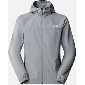 Men's The North Face M Mountain Athletics Hooded Wind Jacket - Monument Grey - Size: 38/Regular Men's The North Face M Mountain Athletics Hooded Wind Jacket - Monument Grey - Size: 38/Regular