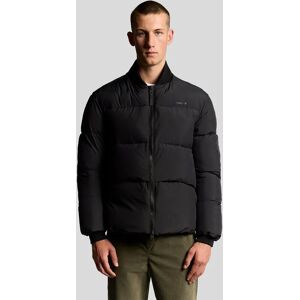 Lyle And Scott Men's Puffer Bomber Jacket - Black - Size: Regular/34 Lyle And Scott Men's Puffer Bomber Jacket - Black - Size: Regular/34