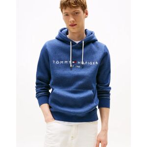 Men's Tommy Hilfiger Tommy Logo Flex Fleece Hoodie - Aegean Sea Heather - Navy - Size: 38 Men's Tommy Hilfiger Tommy Logo Flex Fleece Hoodie - Aegean Sea Heather - Navy - Size: 38