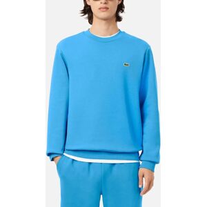 Men's Lacoste Mens Fleece Crew Neck Sweatshirt - Blue - Size: 38 Men's Lacoste Mens Fleece Crew Neck Sweatshirt - Blue - Size: 38