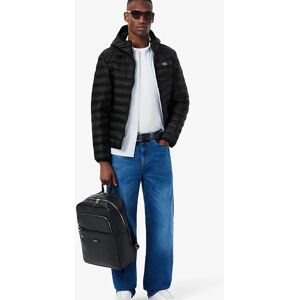 Men's Lacoste Water-Repellent Quilted Puffed Jacket - Black - Size: 48 36-38 chest Men's Lacoste Water-Repellent Quilted Puffed Jacket - Black - Size: 48 36-38 chest