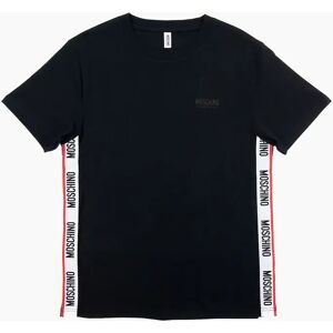 Men's Moschino Underwear Chest Logo Tape T Shirt Black 0555 - Size: 34 Men's Moschino Underwear Chest Logo Tape T Shirt Black 0555 - Size: 34