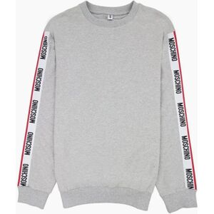 Men's Moschino Underwear Tape Logo Crew Neck Sweatshirt Grey 0489 - Size: S Men's Moschino Underwear Tape Logo Crew Neck Sweatshirt Grey 0489 - Size: S