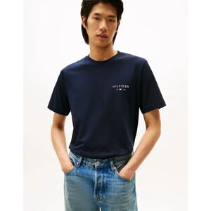 Men's Tommy Hilfiger Brand Love Mens Small Hilfiger Logo T-Shirt - Desert Sky - Blue/Black - Size: 42/Regular Men's Tommy Hilfiger Brand Love Mens Small Hilfiger Logo T-Shirt - Desert Sky - Blue/Black - Size: 42/Regular