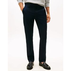 Men's Tommy Hilfiger Core Denton Essential Mens Straight Twill Chinos - Desert Sky - Blue/Black - Size: W32 l34 Men's Tommy Hilfiger Core Denton Essential Mens Straight Twill Chinos - Desert Sky - Blue/Black - Size: W32 l34