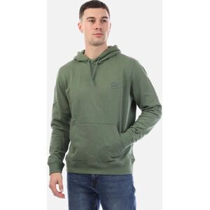 Hugo Boss Men's Wetalk Logo Patch Hoodie - Green - Size: 44 Hugo Boss Men's Wetalk Logo Patch Hoodie - Green - Size: 44