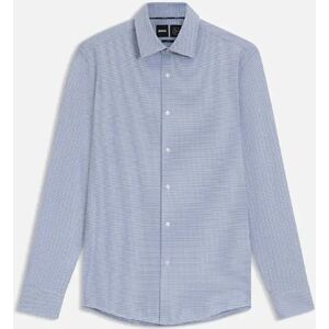 Hugo Boss Men's P-Hank-Kent-C1-222 Slim Fit Shirt - Blue - Size: Regular/44 Hugo Boss Men's P-Hank-Kent-C1-222 Slim Fit Shirt - Blue - Size: Regular/44