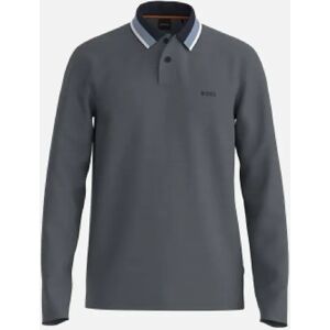 Hugo Boss Men's Peoxfordlong Long Sleeve Polo Shirt - Blue - Size: 38 Hugo Boss Men's Peoxfordlong Long Sleeve Polo Shirt - Blue - Size: 38