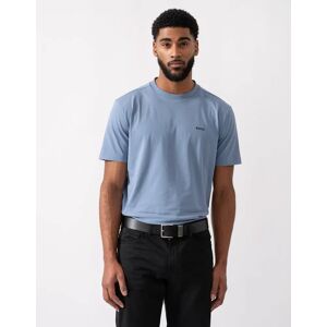 Hugo Boss Men's BOSS Green Tee Mens Stretch Cotton T-Shirt with Contrast Logo - Open Blue 490 - Size: 38 Hugo Boss Men's BOSS Green Tee Mens Stretch Cotton T-Shirt with Contrast Logo - Open Blue 490 - Size: 38