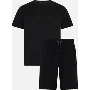 Ted Baker Men's Waffle T-Shirt & Shorts Lounge Set, Black - Size: 37/36/32 Ted Baker Men's Waffle T-Shirt & Shorts Lounge Set, Black - Size: 37/36/32
