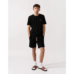 Hugo Boss Men's BOSS Orange Mix & Match Mens Loungewear T-Shirt with Embroidered Logo - Black 001 - Size: 40 Hugo Boss Men's BOSS Orange Mix & Match Mens Loungewear T-Shirt with Embroidered Logo - Black 001 - Size: 40