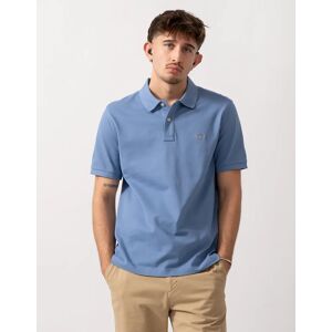Men's GANT Mens Regular Fit Short Sleeve Shield Logo Pique Polo - 430 Faded Denim - Blue - Size: 38 Men's GANT Mens Regular Fit Short Sleeve Shield Logo Pique Polo - 430 Faded Denim - Blue - Size: 38