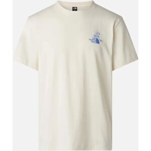 The North Face Men's TNF Mountain Celebration Regular SS T-Shirt - White Dune - Cream - Size: 40 The North Face Men's TNF Mountain Celebration Regular SS T-Shirt - White Dune - Cream - Size: 40