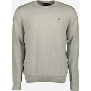 Ralph Lauren Men's Slim Fit Cotton Jumper - Grey - Size: M Ralph Lauren Men's Slim Fit Cotton Jumper - Grey - Size: M