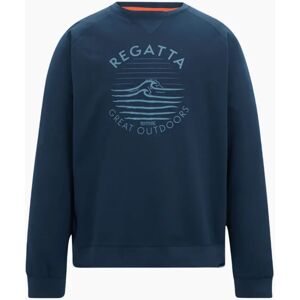 Men's Regatta Mens Nithsdale Wave Sweatshirt - Navy - Size: M Men's Regatta Mens Nithsdale Wave Sweatshirt - Navy - Size: M
