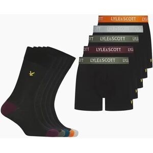 Lyle And Scott Men's Booker 10pk - Black/Multi - Size: X large Lyle And Scott Men's Booker 10pk - Black/Multi - Size: X large