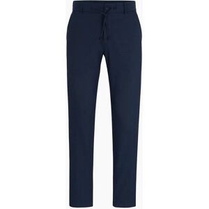 Hugo Boss Men's Genius Solid Patterned Straight Chinos - Navy - Size: 36W r Hugo Boss Men's Genius Solid Patterned Straight Chinos - Navy - Size: 36W r