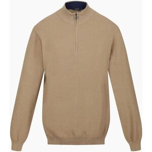 Regatta Men's Keaton Zip Neck Long Sleeve Sweater - Tan - Size: 2XL Regatta Men's Keaton Zip Neck Long Sleeve Sweater - Tan - Size: 2XL