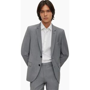 Hugo Boss Men's Solid Patterned Blazer with Flap and Chest Pocket - Grey - Size: 34 44 Hugo Boss Men's Solid Patterned Blazer with Flap and Chest Pocket - Grey - Size: 34 44