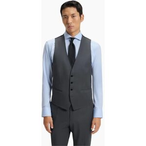 Hugo Boss Men's Solid Patterned Waist Tab Waist Coat - Grey - Size: 38 48 Hugo Boss Men's Solid Patterned Waist Tab Waist Coat - Grey - Size: 38 48