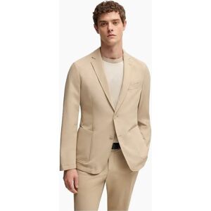 Hugo Boss Men's Mens Solid Patterned Notch Collared Blazer - Cream - Size: 42 52 Hugo Boss Men's Mens Solid Patterned Notch Collared Blazer - Cream - Size: 42 52