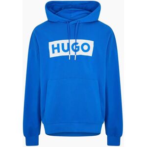 Hugo Boss Men's Box Print Hooded Neck Long Sleeve Polo Shirt - Navy - Size: 40 Hugo Boss Men's Box Print Hooded Neck Long Sleeve Polo Shirt - Navy - Size: 40