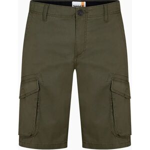 Timberland Men's Solid Patterned Twill Cargo Bermuda Shorts - Green - Size: 32/34 Timberland Men's Solid Patterned Twill Cargo Bermuda Shorts - Green - Size: 32/34
