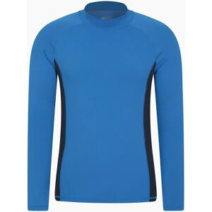 Men's Mountain Warehouse Mens Long-Sleeved Rash Guard - Blue - Size: 4XL Men's Mountain Warehouse Mens Long-Sleeved Rash Guard - Blue - Size: 4XL