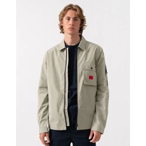 Hugo Boss Men's HUGO Emmond Mens Zip Overshirt - Light/Pastel Green 337 - Light Pastel Green - Size: XL Hugo Boss Men's HUGO Emmond Mens Zip Overshirt - Light/Pastel Green 337 - Light Pastel Green - Size: XL
