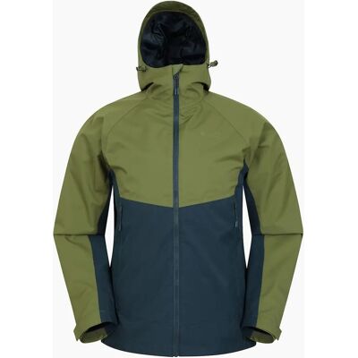 Mountain Warehouse Verge Extreme Waterproof Jacket - Green - Size: Regular/36 Mountain Warehouse Verge Extreme Waterproof Jacket - Green - Size: Regular/36