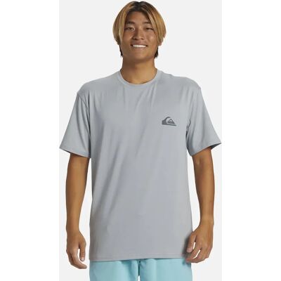 Men's Quiksilver Mens Everyday Short Sleeve UPF 50 Surf T-Shirt - Grey - Size: 36 Men's Quiksilver Mens Everyday Short Sleeve UPF 50 Surf T-Shirt - Grey - Size: 36