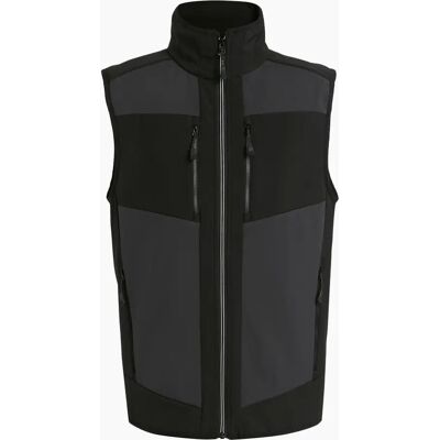 Men's Regatta Professional Mens Colour Block Softshell Body Warmer - Black - Size: 42/Regular Men's Regatta Professional Mens Colour Block Softshell Body Warmer - Black - Size: 42/Regular