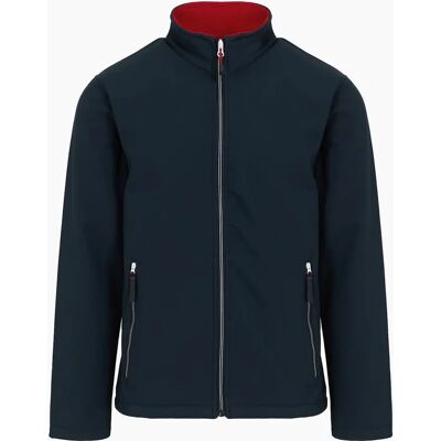 Men's Regatta Professional Mens Plain Double Layered Soft Shell Jacket - Navy - Size: 38/Regular Men's Regatta Professional Mens Plain Double Layered Soft Shell Jacket - Navy - Size: 38/Regular