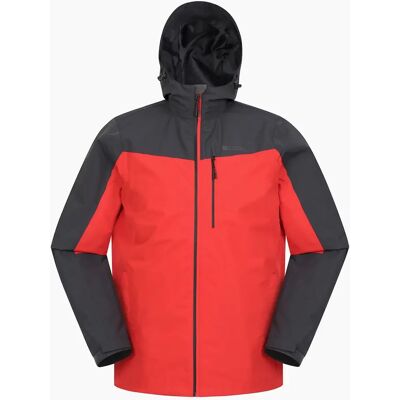 Men's Mountain Warehouse Mens Brisk Extreme Waterproof Jacket - Red - Size: 44/Regular Men's Mountain Warehouse Mens Brisk Extreme Waterproof Jacket - Red - Size: 44/Regular
